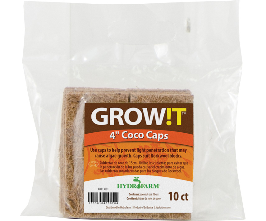 Picture for GROW!T Coco Caps, 4", pack of 10