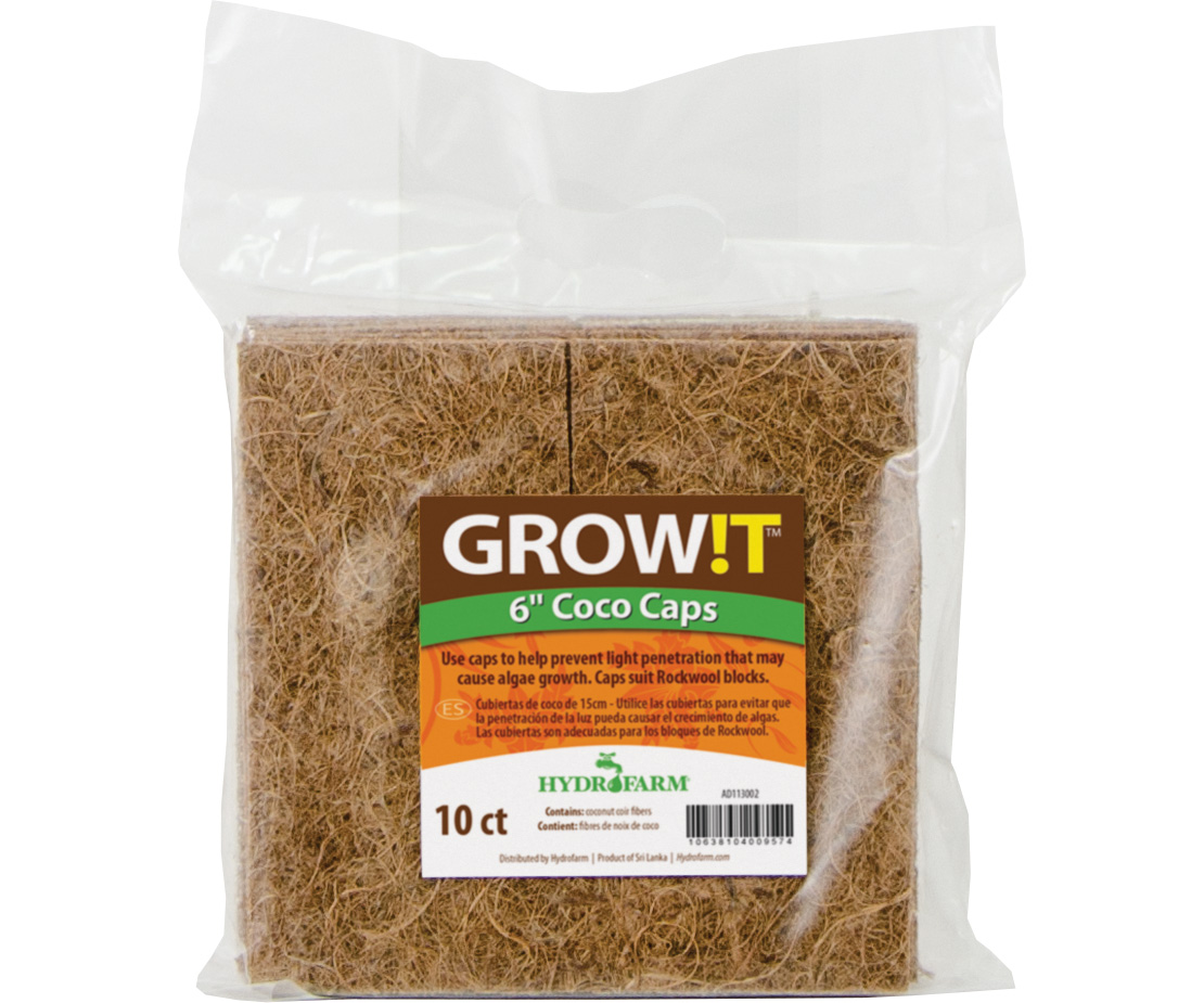 Picture for GROW!T Coco Caps, 6", pack of 10