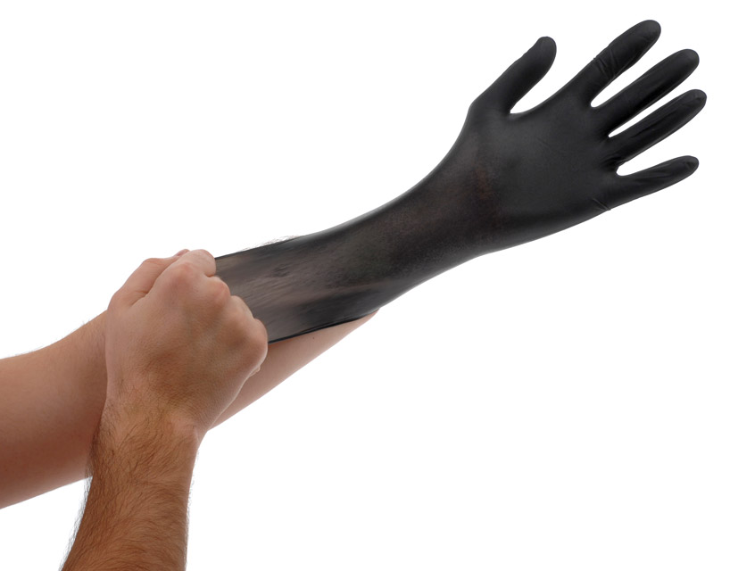 Picture for Black Lightning Gloves, medium, box of 100 gloves