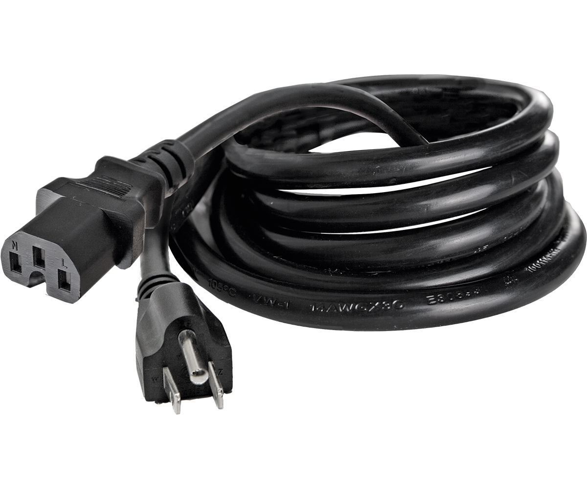 Picture for Notched Ballast Power Cord, 8', 120V, AWG 14/3