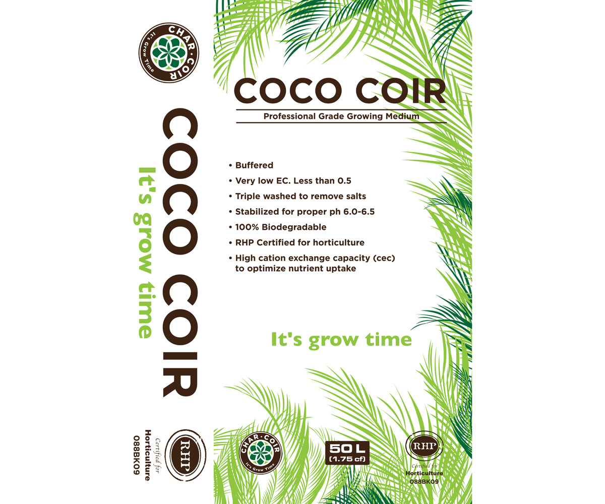 Picture for Char Coir 100% RHP Certified Coco Coir, 50 L