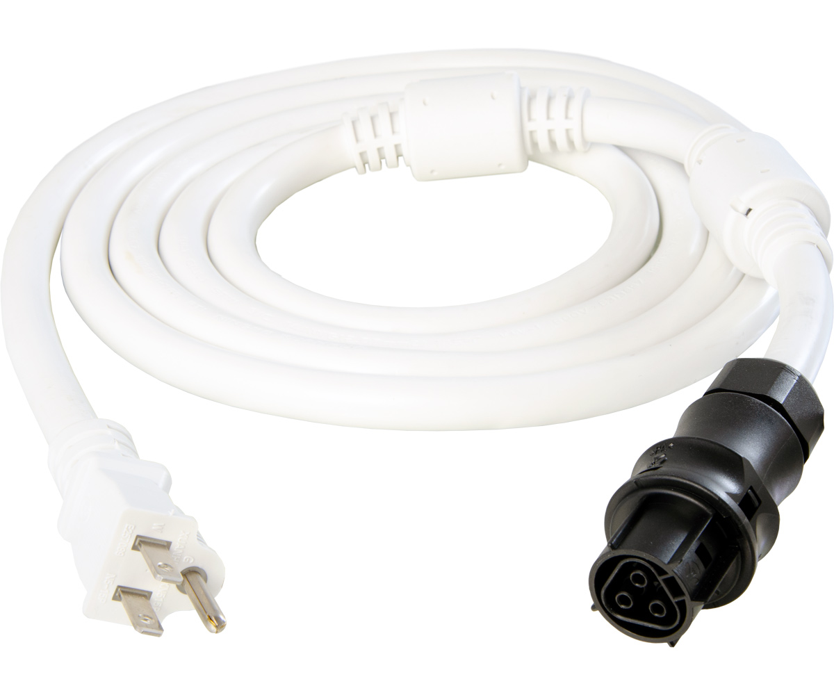 Picture for 8' Wieland F 14AWG WT 110-120V Plug, 5-15P, Harness