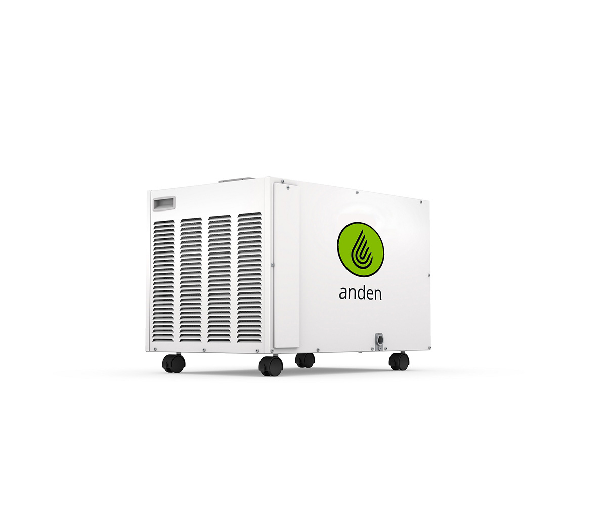 Picture 2 for Anden Dehumidifier, Movable, 130 Pints/Day