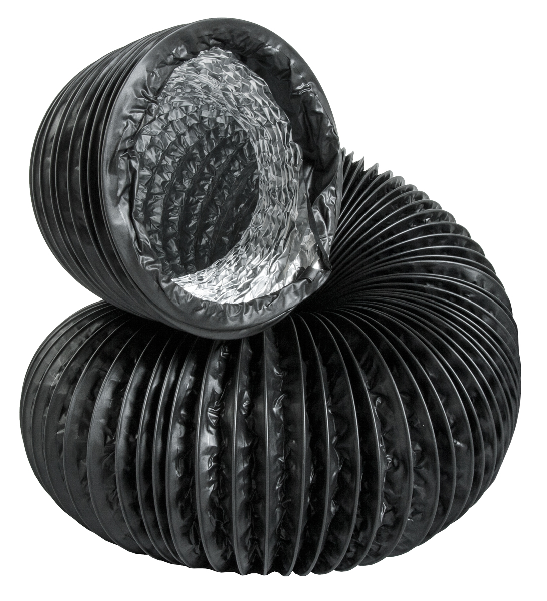 Picture for C.A.P. Black Lightproof Ducting w/Clamps. 6" - 25'