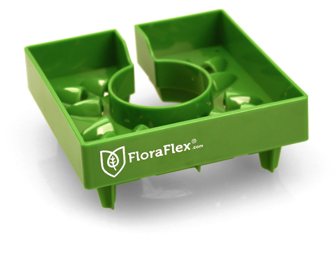 Floraflex Floracap 4" Inch Plastic Irrigation Cover Rockwool Cube 3pk 12pk OR 50 