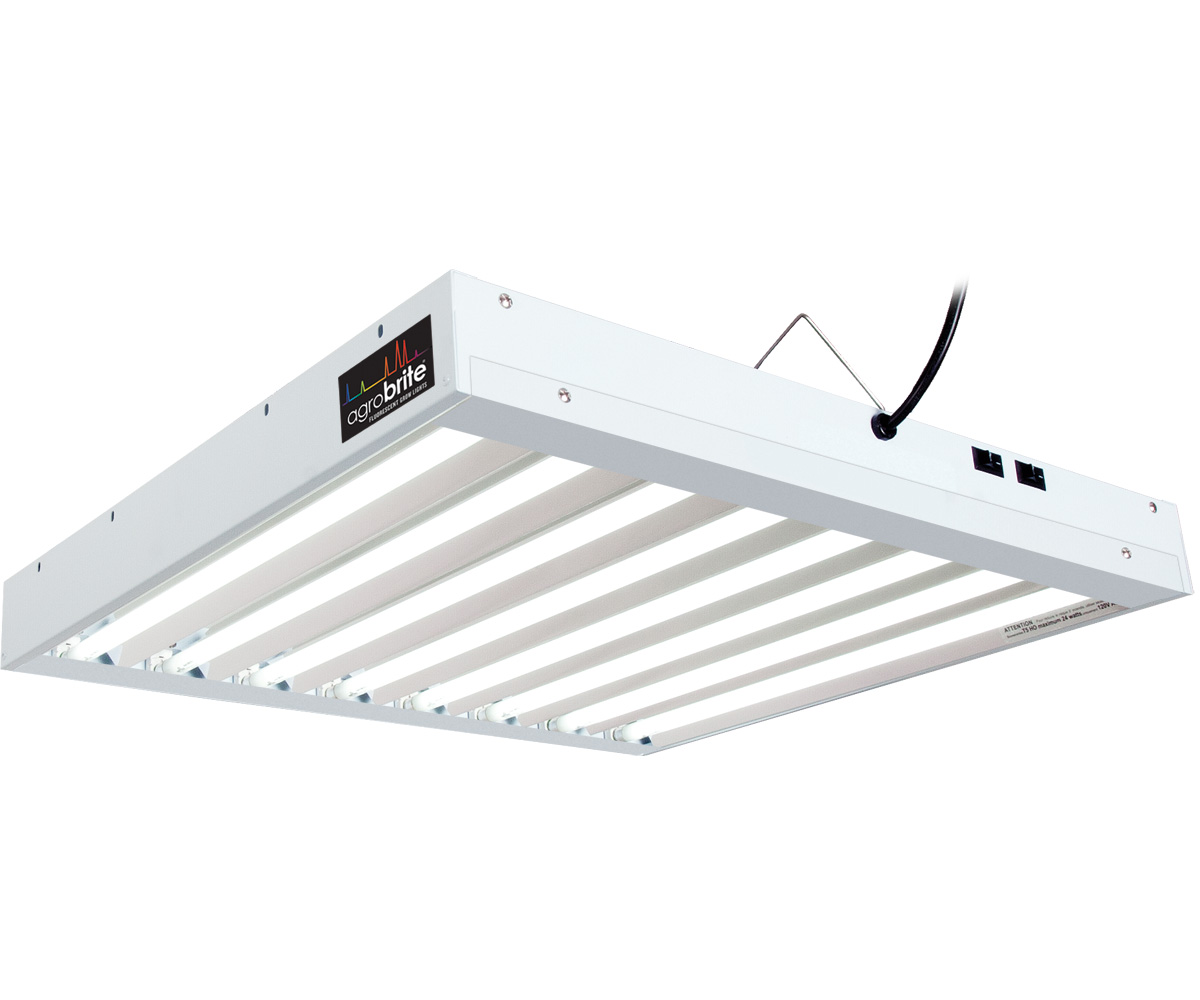 Picture for Agrobrite T5 192W 2' 8-Tube Fixture with Lamps