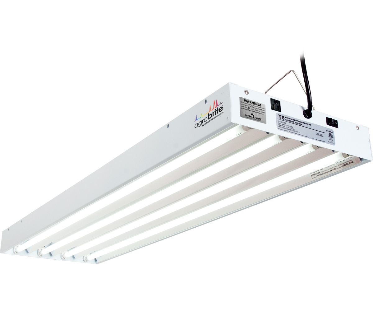 Picture for Agrobrite T5 216W 4' 4-Tube Fixture with Lamps