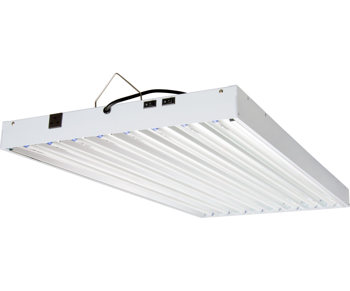 Picture for Agrobrite T5 432W 4' 8-Tube Fixture with Lamps, 240V
