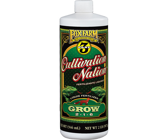 Picture of FoxFarm Cultivation Nation&trade; Grow, 1 qt