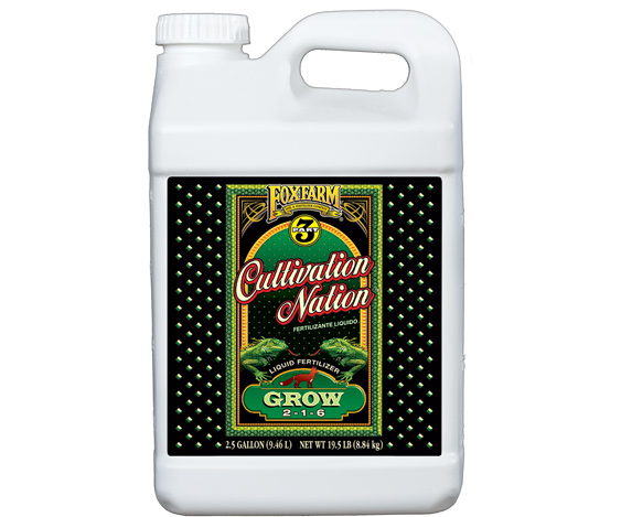 Picture of FoxFarm Cultivation Nation&trade; Grow, 2.5 gal