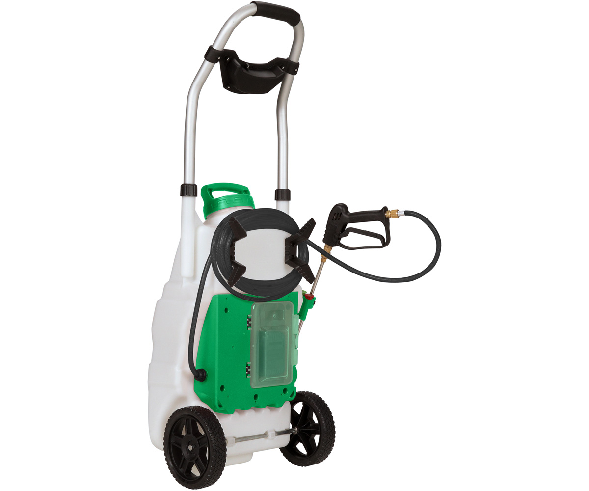 FlowZone Monsoon 2.5 High/Variable-Pressure Battery Rolling Sprayer (9 ...