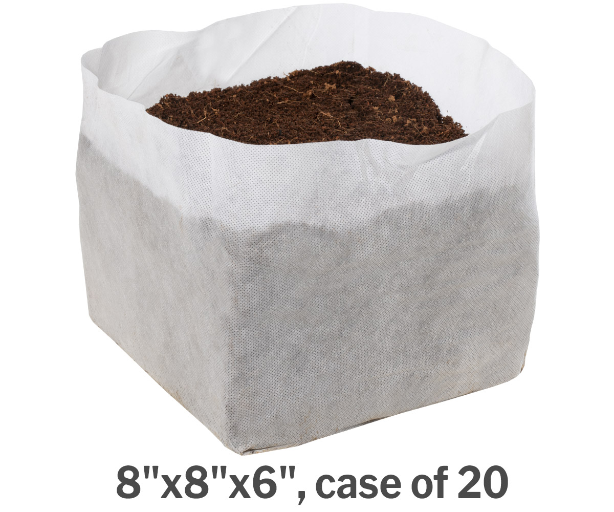 Picture for GROW!T Commercial Coco, RapidRIZE Block 8"x8"x6", case of 20