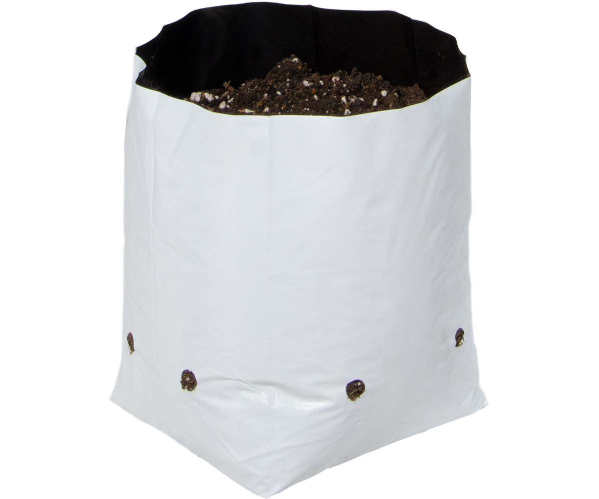 Picture for Hydrofarm Black & White Grow Bag, 1 gal (20 packs of 25)