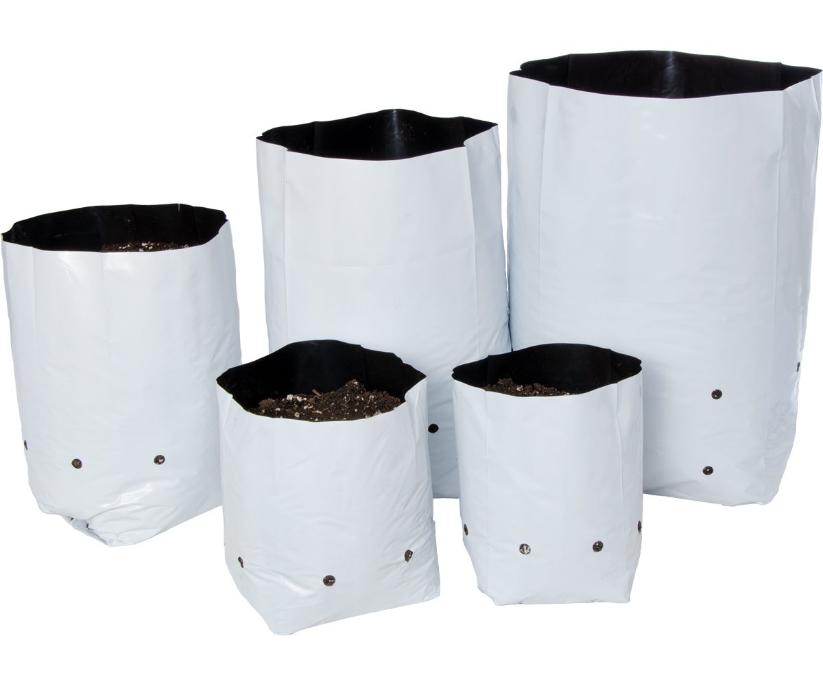Picture of Hydrofarm Black & White Grow Bag, 3 gal (20 packs of 25)