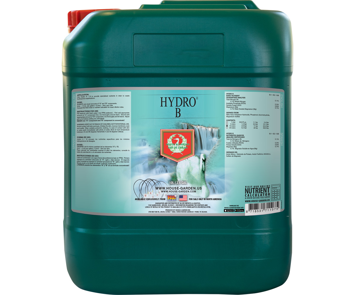 Picture for House & Garden Hydro B, 10 L