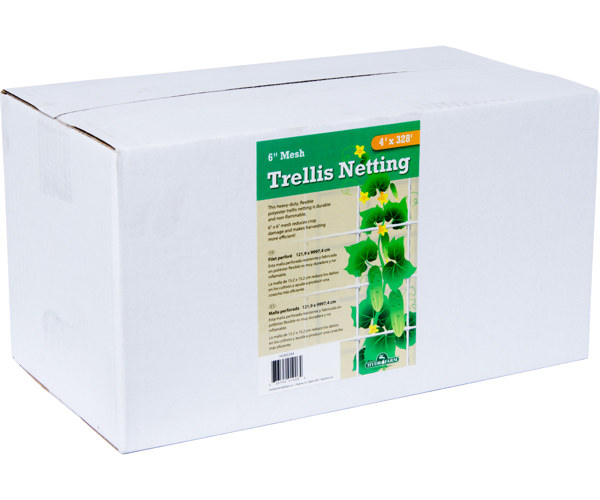 Image Thumbnail for Trellis Netting 6" Mesh, 4' x 328'