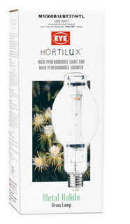 Picture 2 for Hortilux Metal Halide (MH) Lamp, 1000W, BT37 Small, Universal