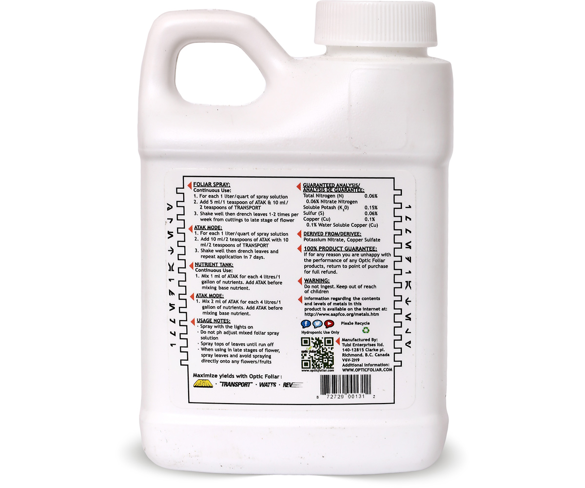 Hydrofarm | Optic Foliar ATAK CONCENTRATE, 250 ml