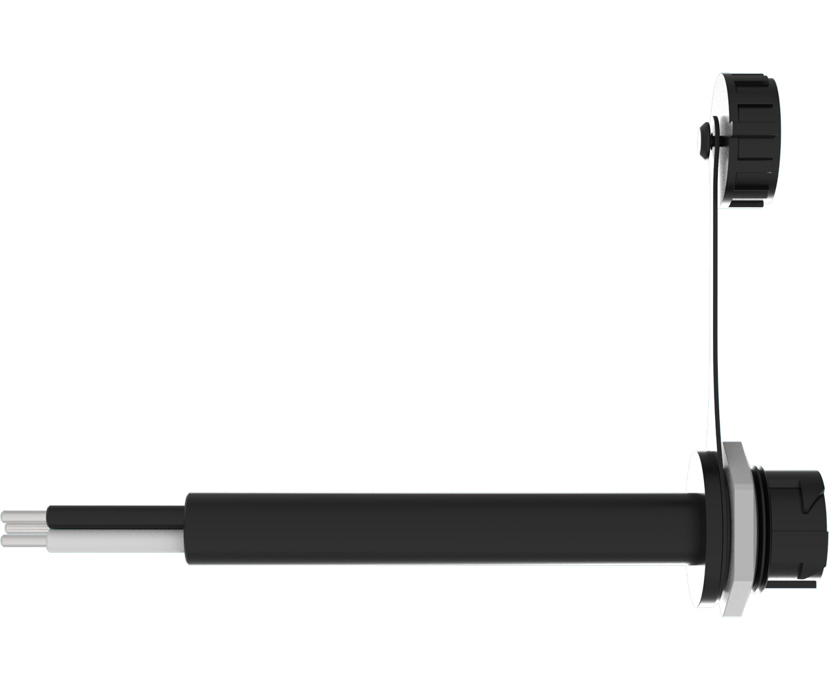 PHOTOBIO AC Female Panel mount, 40A M25, Pigtail 6" 10AWG - Image 4