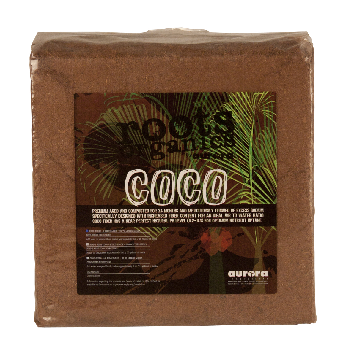 Picture for Roots Organics Coco Fiber, 12" x 12" Compressed Block