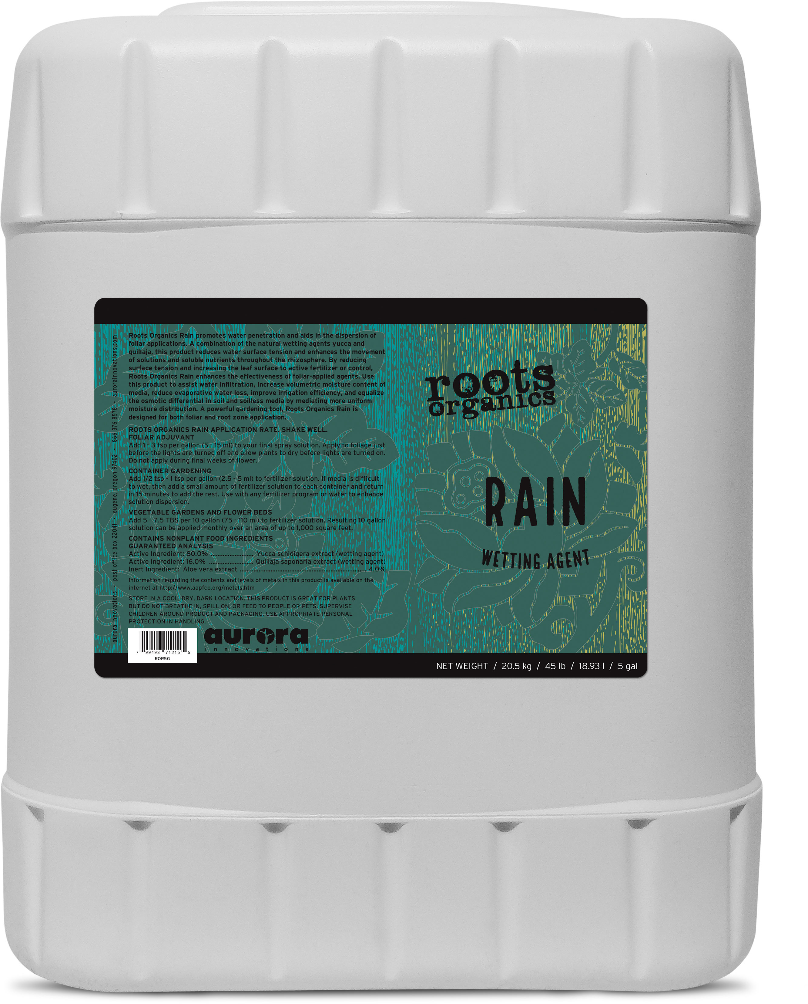Picture for Roots Organics Rain, 5 gal