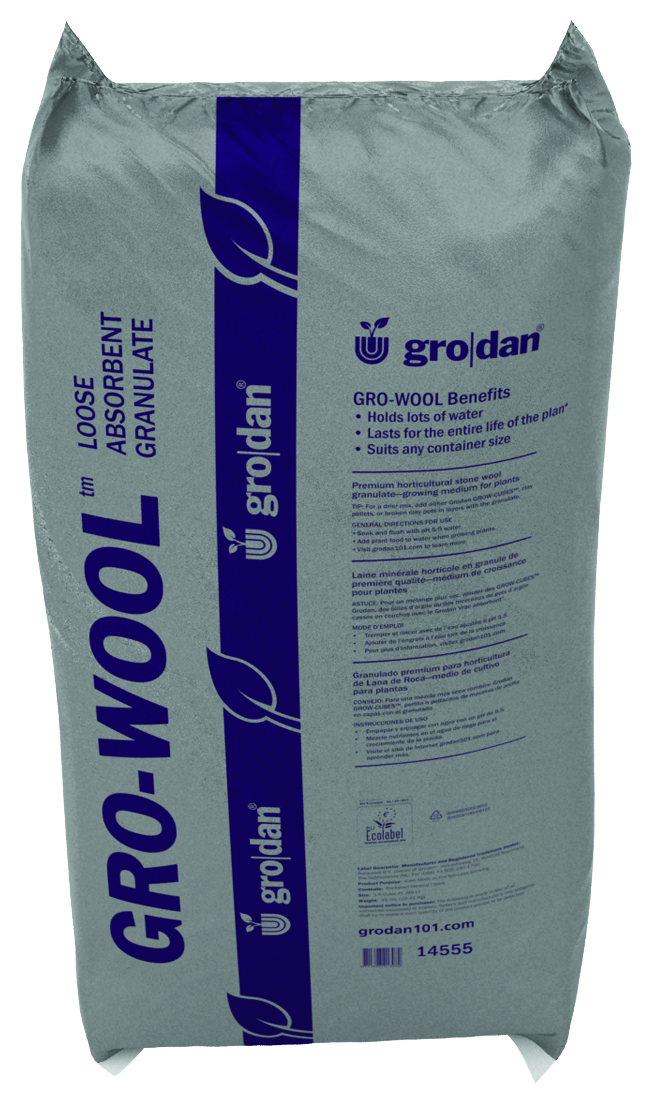 Picture for Grodan Gro-Wool Medium Water Absorbent Granulate Rockwool, 3.5 cu ft