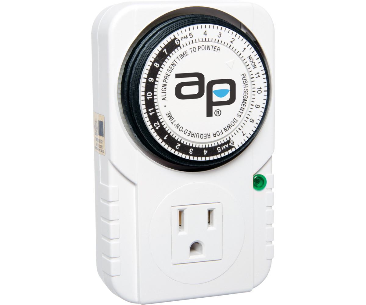 Picture for Autopilot Analog Grounded Timer, 1725W, 15A, 15 Minute On/Off, 24 Hour