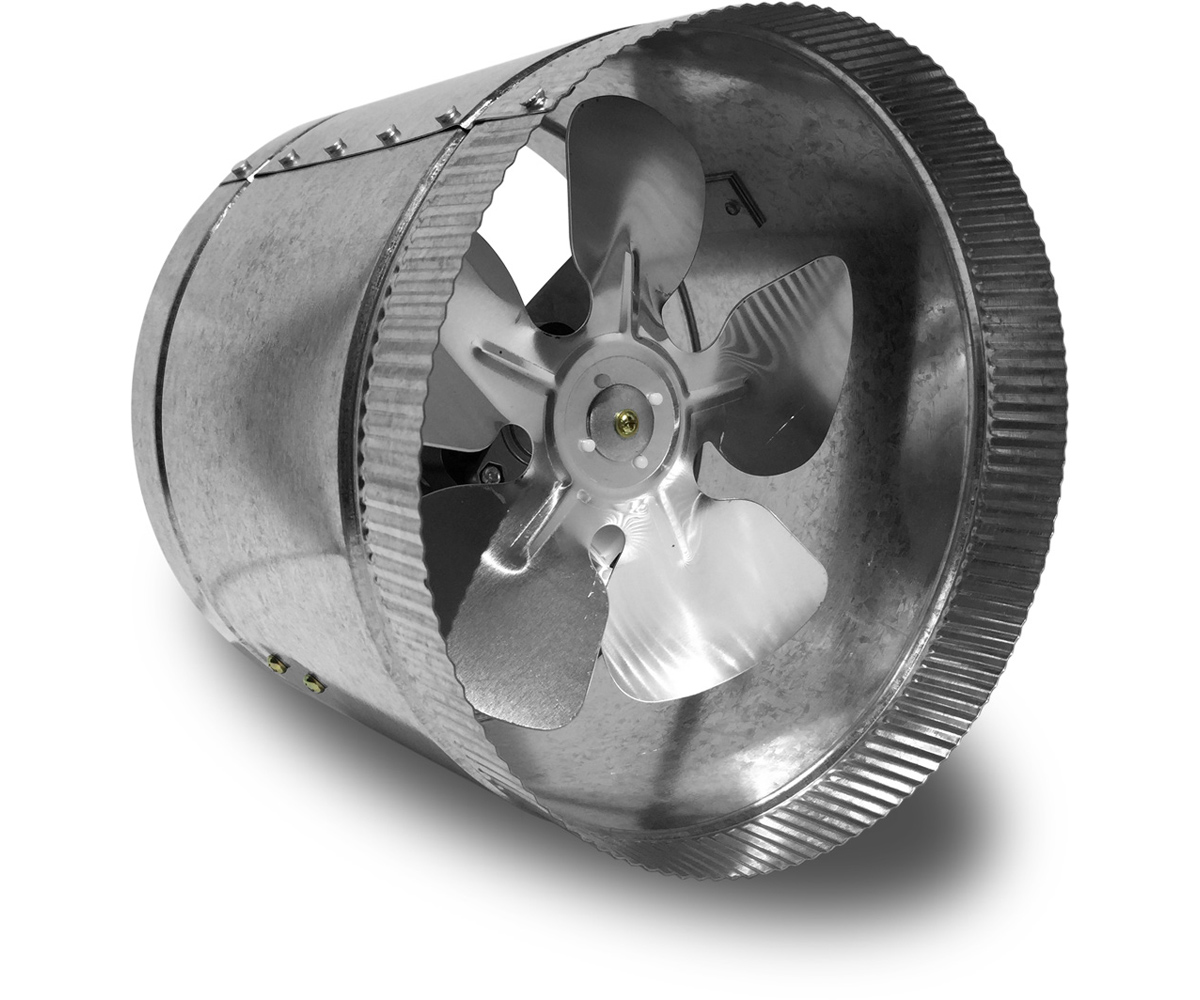 Picture of Vortex Powerfan VTA In-line tube axial 8'', 115V/1PH/60Hz, 332 CFM