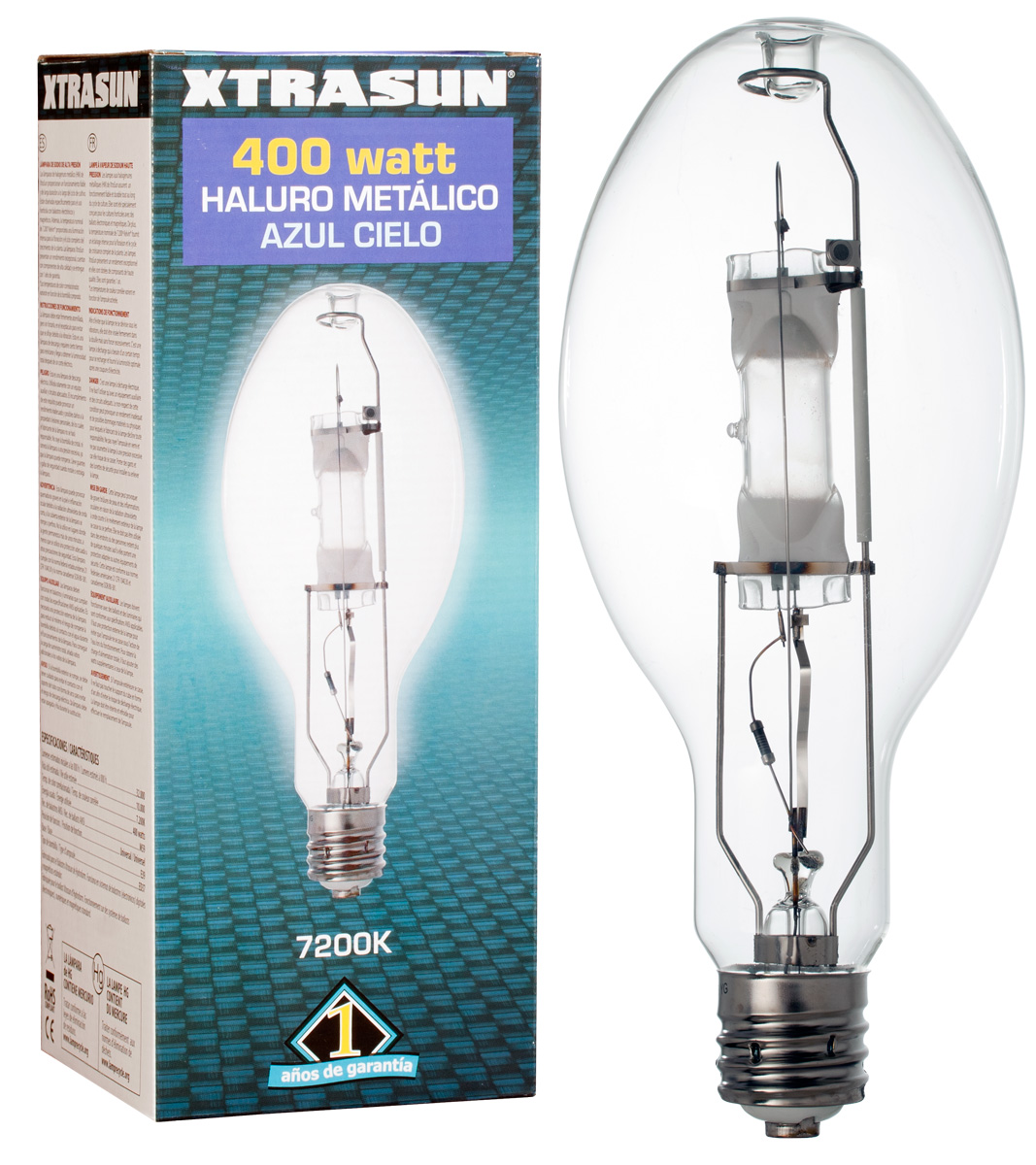 Picture for Xtrasun Metal Halide (MH) Lamp, 400W, 7200K