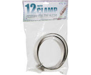 Image Thumbnail for Stainless Steel Duct Clamps, 12&quot;
