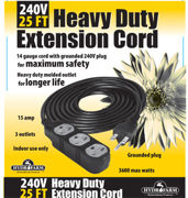Image Thumbnail for Extension Cord, 240V, 25'