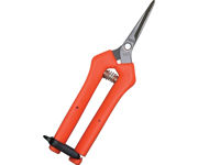 Chikamasa TP-500SF Spring-loaded Straight Blade Stainless Steel Pruners with Fluorine Coating