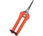 Chikamasa TP-500SRF Spring-loaded Curved Pruners with Fluorine Coating