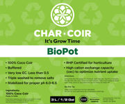 Char Coir BioPot, 3 L, case of 24