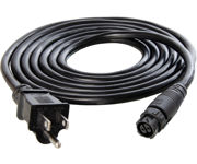 Image Thumbnail for PHOTOBIO V Black Cable Harness, 18AWG, 110-120V, w/5-15P, 8'