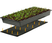 2 Pack and 2 Dome Tray 72-Cell Pack Hydrofarm Jump Start,CK64050 Germination Station w/UL Listed Heat Mat 