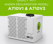 Image Thumbnail for Anden 5859 Duct Kit for A710V1 & A710V3 Dehumidifiers