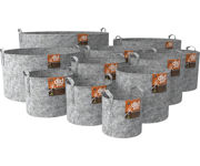 Image Thumbnail for Dirt Pot Flexible Portable Planter, Grey, 100 gal, with handles