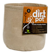 Picture of Dirt Pot Flexible Portable Planter, Tan, 2 gal, no handles