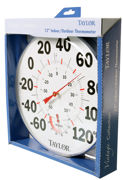 Image Thumbnail for 12&quot; Temperature/Humidity Gauge