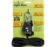 Image Thumbnail for Hydrofarm Light Riser Hanging System w/Push Button Release, 1/4"