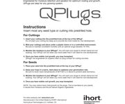 Image Thumbnail for iHORT Q-Plug Cubes, bag of 50