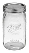 Image Thumbnail for Ball Jar, 32 oz (One Quart) Wide Mouth, Case of 12