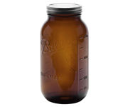 Image Thumbnail for Ball Jar Amber Ball Collection Elite Wide Mouth, 64 oz, pack of 2