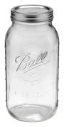 Image Thumbnail for Ball Jar, 64 oz (Half Gallon), Wide Mouth , Case of 6