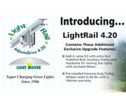 Image Thumbnail for LightRail 4.20 AdjustaDrive w/ Add a Lamp Kit + pre-installed Extreme Duty Trolley Wheels