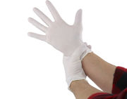 Image Thumbnail for Mad Farmer White Nitrile Gloves, Size L, Box of 100