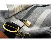 Image Thumbnail for Revelry Supply The Continental Large Duffle, Striped Black