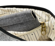 Image Thumbnail for Revelry Supply The Continental Large Duffle, Striped Black