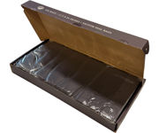 Image Thumbnail for Trapper's Choice 11.5" x 24" Black/Clear Vacuum Seal Bags (5Mil) Pack of 100